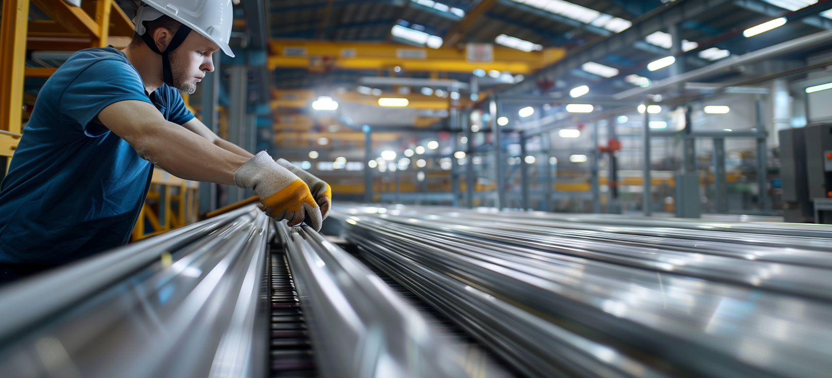 Vetroline'da alüminyum kesim işçiliği